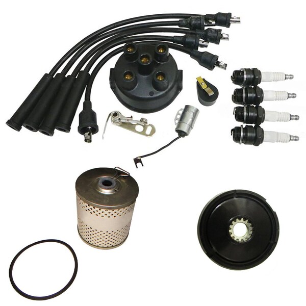 Aic Replacement Parts Complete Tune Up Kit Fits Massey Ferguson TO20 TO30 TO35 F40 ELI80-0023-FILTER&COVER - main